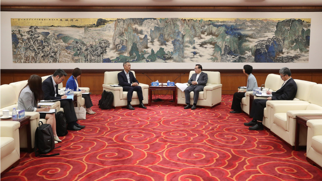 與國家行政學院李文堂副院長面談