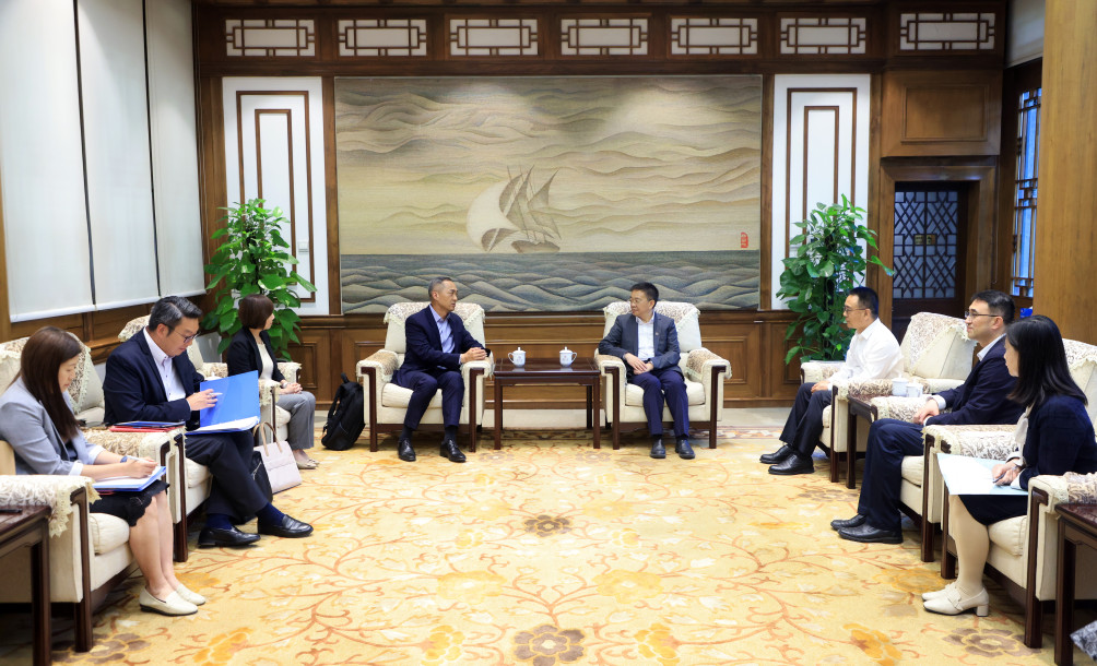 與清華大學彭剛副校長會面交流